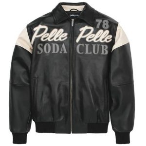 Pelle Pelle Soda Club Plush Black Jacket