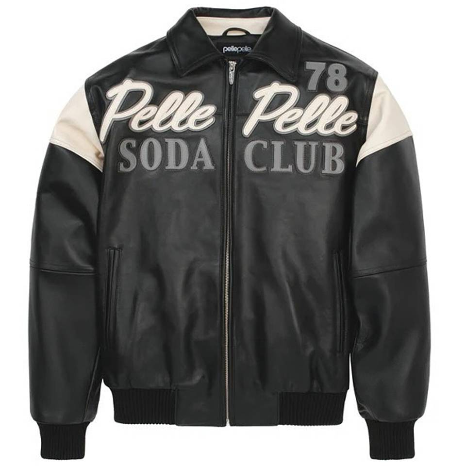 Pelle Pelle Soda Club Plush Black Jacket