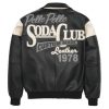 Pelle Pelle Soda Club Plush Black Leather Jacket