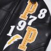 Pelle Pelle Soda Club Tiger 1978 Black Leather Jacket