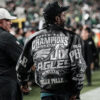 Pelle Pelle Super Bowl Championship Philadelphia Eagles Leather Jacket