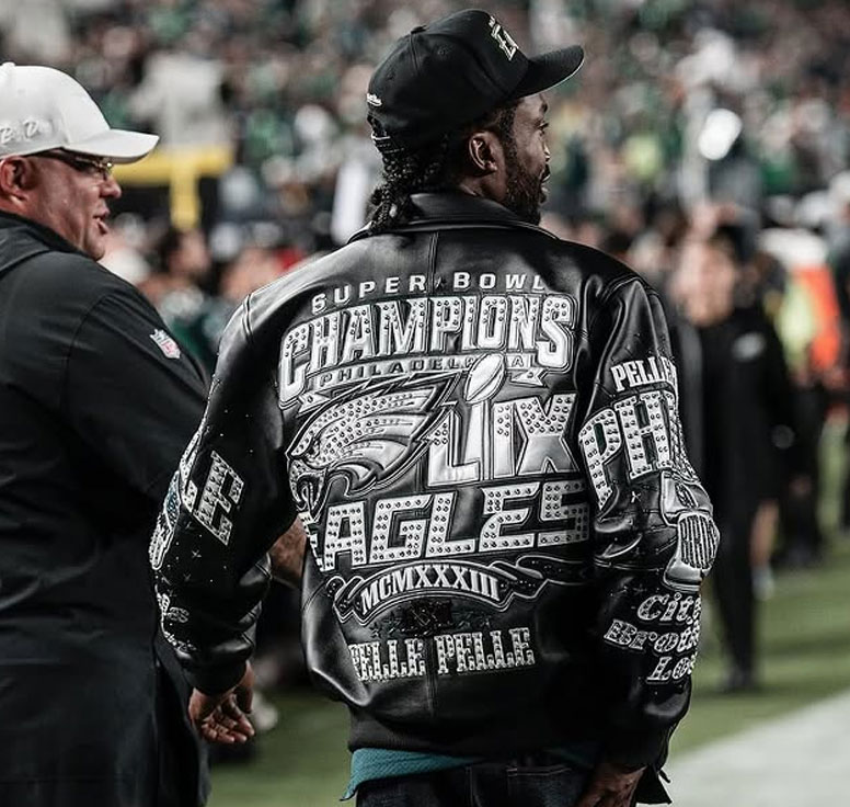 Pelle Pelle Super Bowl Championship Philadelphia Eagles Leather Jacket