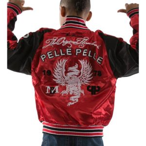 Pelle Pelle The Original Throwback MB 1978 Red Satin Jacket