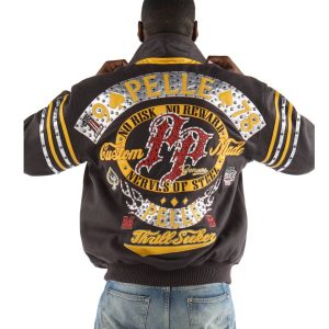 Pelle Pelle Thrill Seeker MB 1978 Dark Grey Wool Jacket
