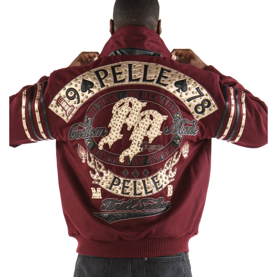 Pelle Pelle Thrill Seeker MB 1978 Maroon Jacket