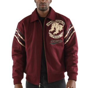 Pelle Pelle Thrill Seeker MB 1978 Maroon Wool Jacket