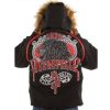 Pelle Pelle Top Brass 1978 Black Fur Hood Jacket