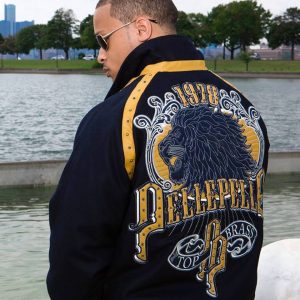 Pelle Pelle Top Brass 1978 Navy Blue Jacket