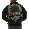 Pelle Pelle Top Brass 1978 Navy Blue Wool Jacket