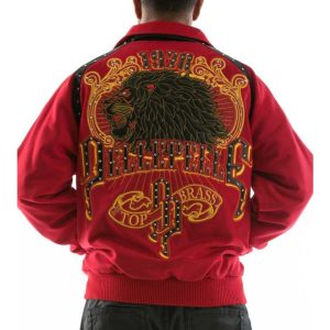 Pelle Pelle Top Brass 1978 Red Wool Jacket