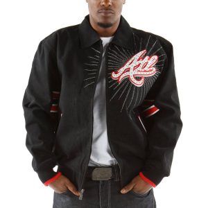 Pelle Pelle Tribute Atlanta Custom Limited MB 1847 Black Wool Jacket