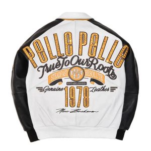 Pelle Pelle True To Our Roots White Leather Jacket