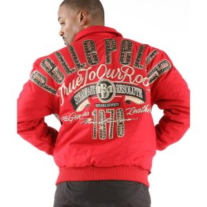 Pelle Pelle True to Our Roots MB 1978 Red Wool Jacket