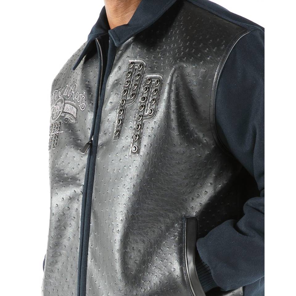 Pelle Pelle True to Our Roots Navy Blue Wool Jacket