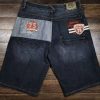 Pelle Pelle UK London Patch Work Men Black Denim Shorts