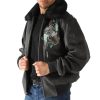 Pelle Pelle Veni Vidi Vici Black Genuine Leather Jacket