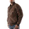 Pelle Pelle Victory Glory Brown Varsity Wool Jacket