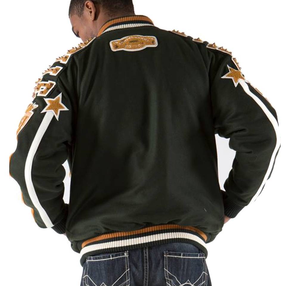 Pelle Pelle Victory Glory Green Varsity Jacket - Image 2