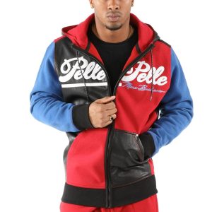 Pelle Pelle Vintage Colorblock Red Hoodie