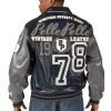 Pelle Pelle Vintage Legends 1978 Navy Blue Leather Jacket