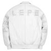 Pelle Pelle White Shinning Stones Full Grain Leather Jacket