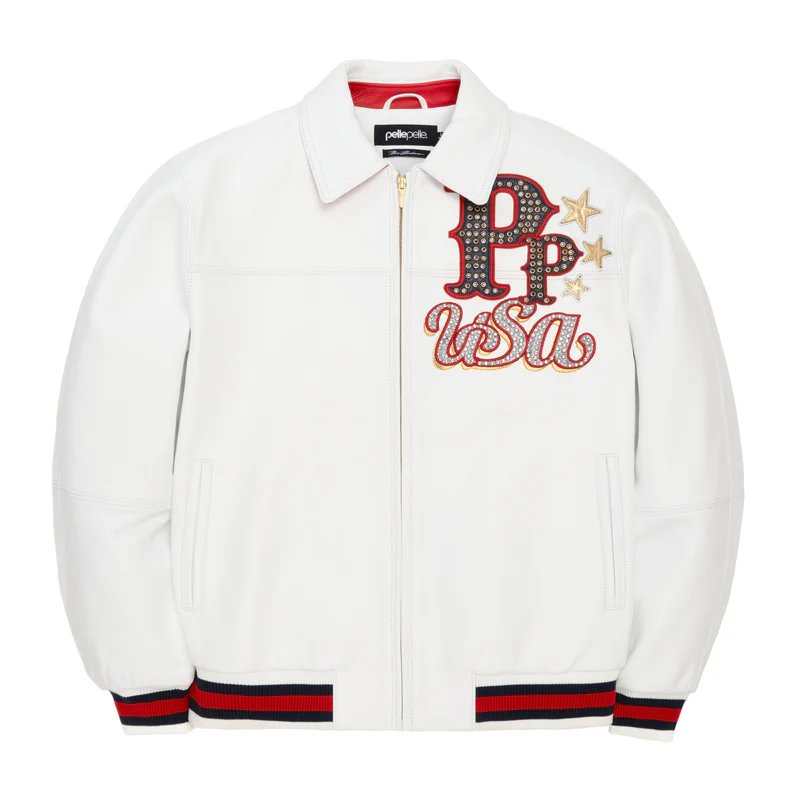 Pelle Pelle White World Famous MB Jacket