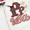 Pelle Pelle White World Famous Marc Buchanan Leather Jacket