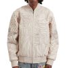 Pelle Pelle Who Decides War USA Cream Leather Jacket