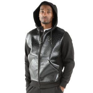 Pelle Pelle Winged P Black Hoodie