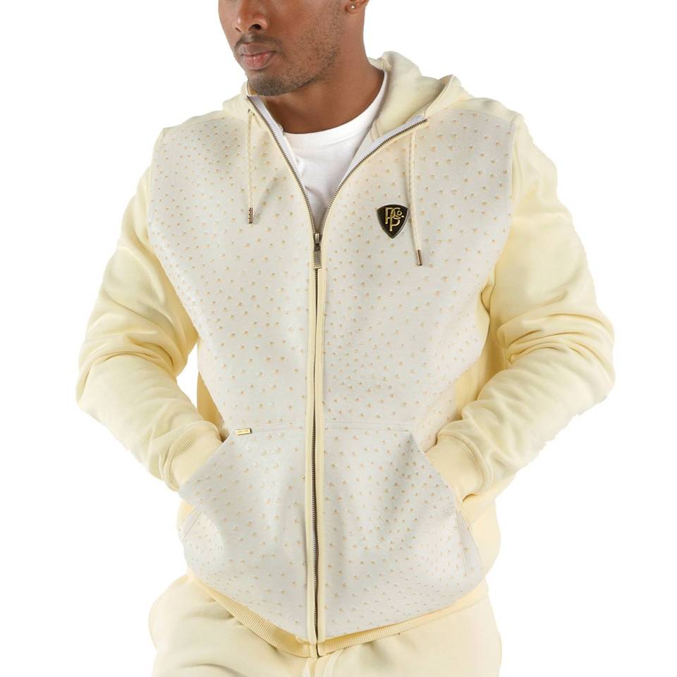 Pelle Pelle Winged P Cream Hoodie