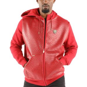Pelle Pelle Winged P Red Hoodie