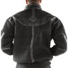 Pelle Pelle Wings Black Wool Jacket