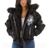 Pelle Pelle Women 1978 MB Legendry Black Fur Hood Jacket