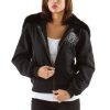 Pelle Pelle Women 1978 Split Fur Hood Black Jacket