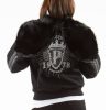 Pelle Pelle Women 1978 Split Fur Hood Black Wool Jacket