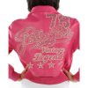 Pelle Pelle Women 78 Vintage Legend Varsity Pink Leather Jacket