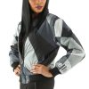 Pelle Pelle Women Abstract Black Jacket