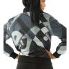 Pelle Pelle Women Abstract Black Wool Jacket