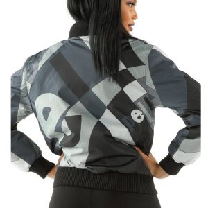 Pelle Pelle Women Abstract Black Wool Jacket