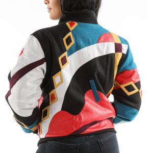 Pelle Pelle Women Abstract Multi Color Wool Jacket