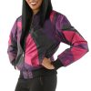 Pelle Pelle Women Abstract Purple Jacket