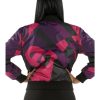 Pelle Pelle Women Abstract Purple Wool Jacket
