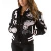 Pelle Pelle Women American Legend Varsity Black Jacket