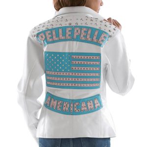 Pelle Pelle Women Americana White Leather Jacket