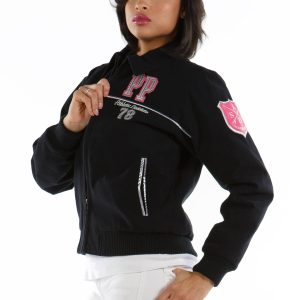 Pelle Pelle Women Athletic Division MB 1978 Black Jacket