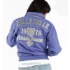 Pelle Pelle Women Athletic Division MB 1978 Light Purple Wool Jacket