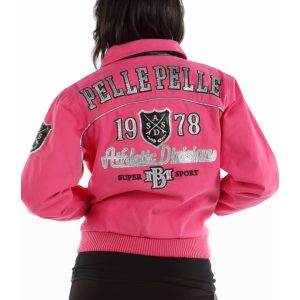 Pelle Pelle Women Athletic Division MB 1978 Pink Jacket