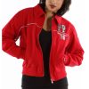 Pelle Pelle Women Athletic Division MB 1978 Red Jacket