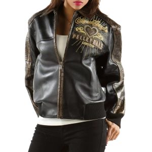 Pelle Pelle Women Avant Garde 1978 Unrivaled Supreme Black Jacket