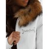 Pelle Pelle Women Basic White Fur Hood Genuine Leather Jacket